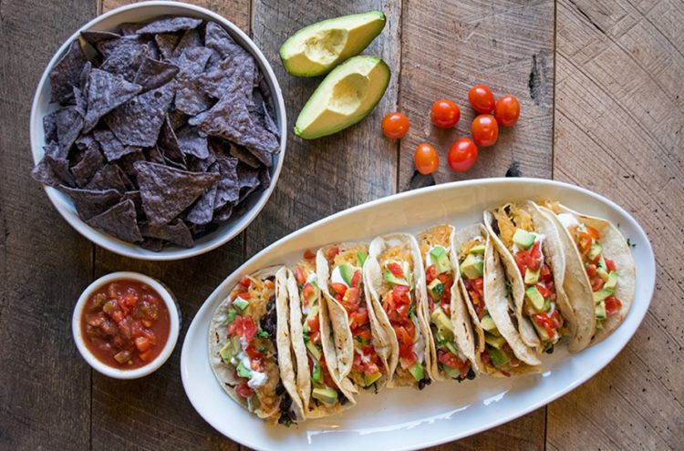 Vegetarian Spaghetti Squash Tacos