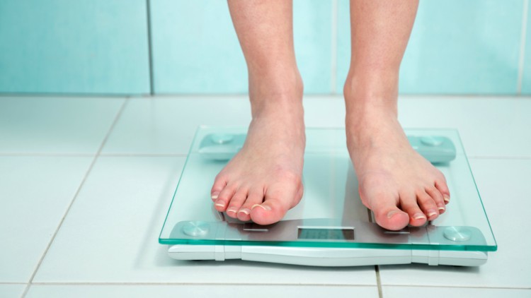 Feet on a Scale