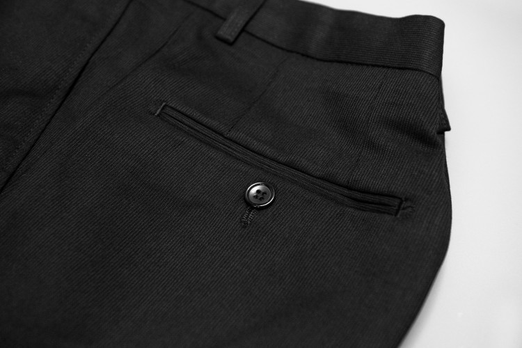 Image of suit pocket.