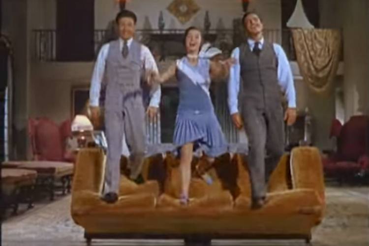 Donald O’Connor, Debbie Reynolds and Gene Kelly in Singin' in the Rain