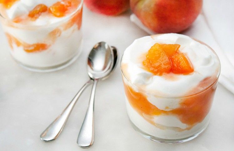 peach yogurt