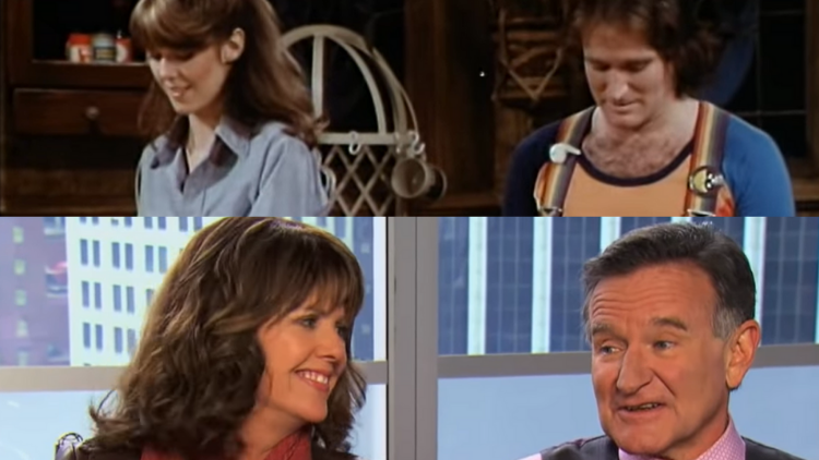Pam Dawber and Robin Williams