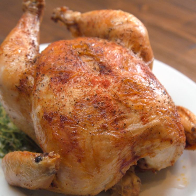 Slow Cooker Whole Chicken hero shot