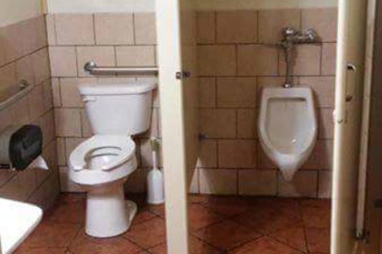 fail bathroom urinal
