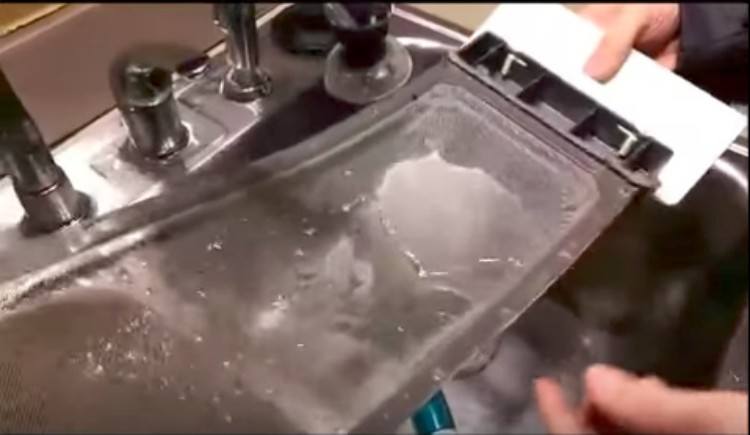 clogged lint screen