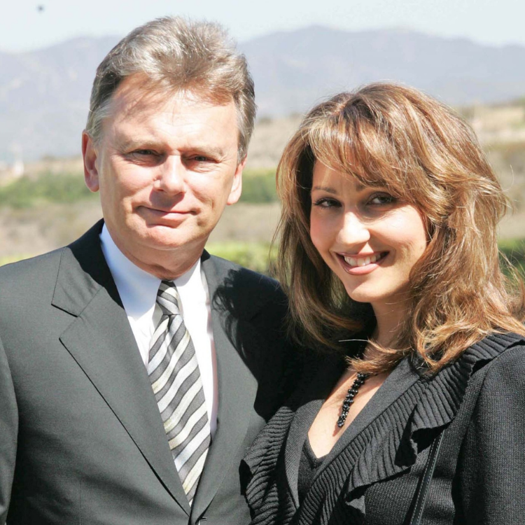 Pat Sajak and Lesly Brown
