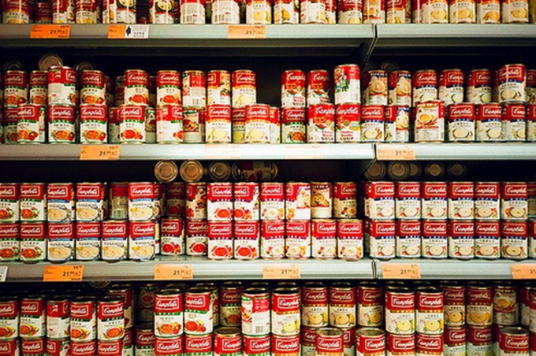 canned soup