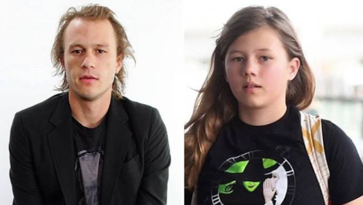Heath Ledger and Matilda Rose
