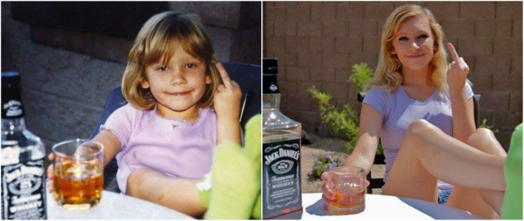 girl finger whiskey