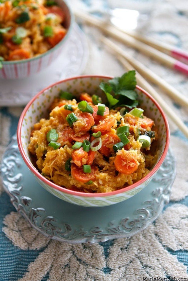 Spaghetti Squash Fried Rice