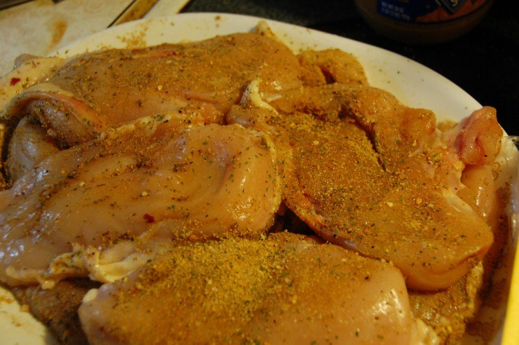 seasoned chicken