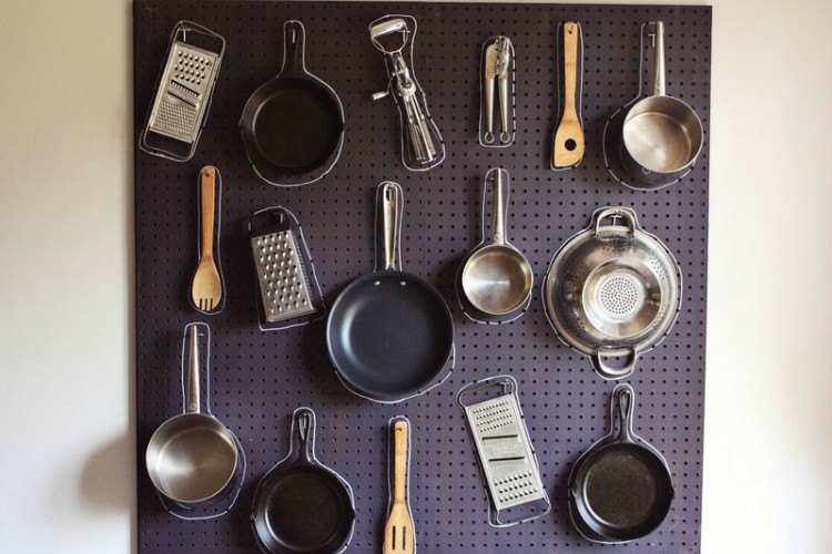 pegboard storage
