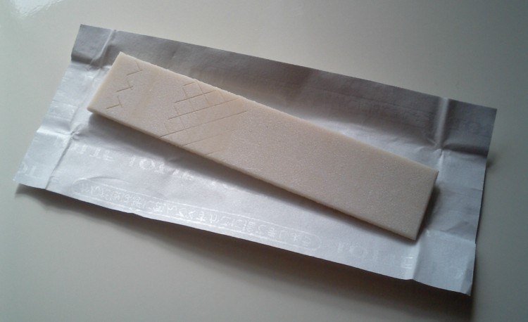 Stick of chewing gum