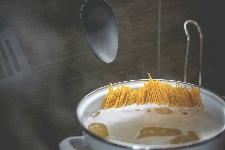 pasta cooking