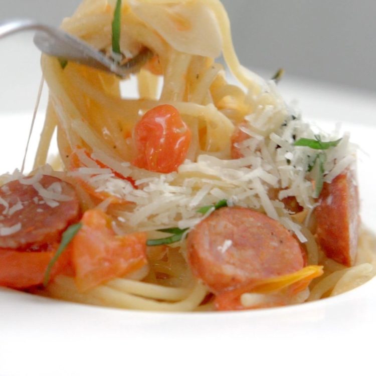 one pan sausage and pasta