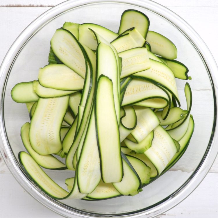 Zucchini Lasagna salted zucchini