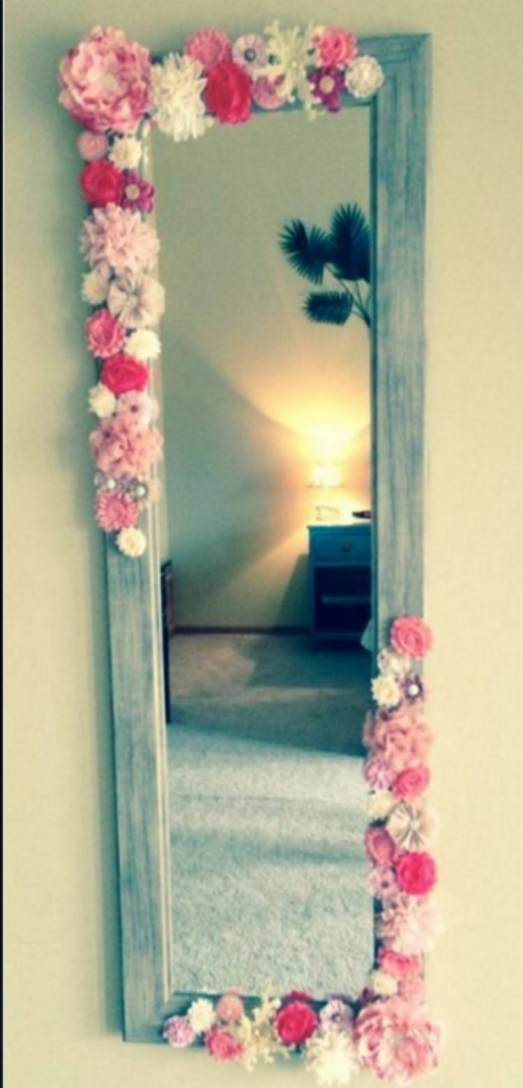 Flowered Mirror