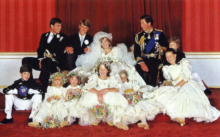 Diana and her family on wedding day.
