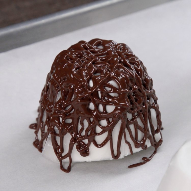 Leave the chocolate to set at room temperature for at least an hour