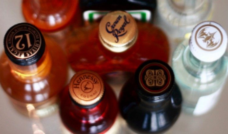 alcohol bottles