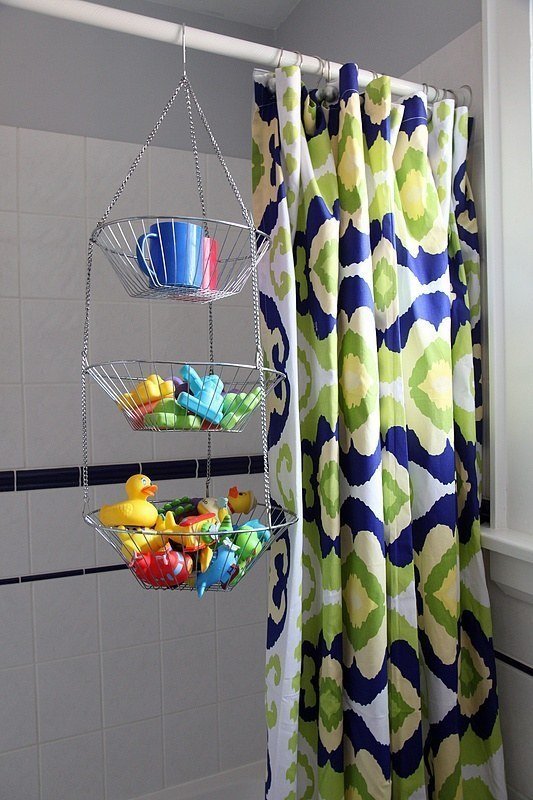 Use Fruit Holder for Tub Time