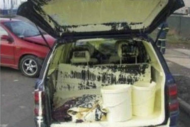 bad day paint car