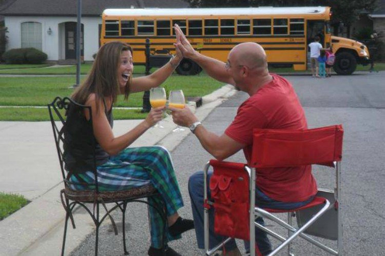 school high five