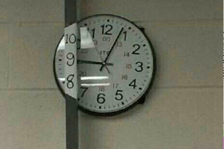written clock