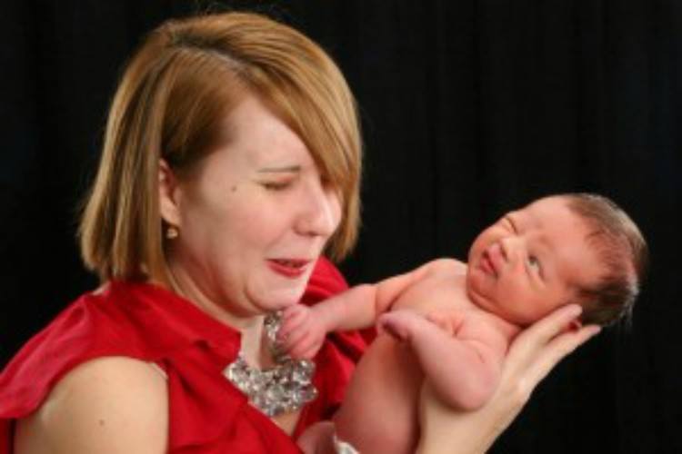 newborn sneezing