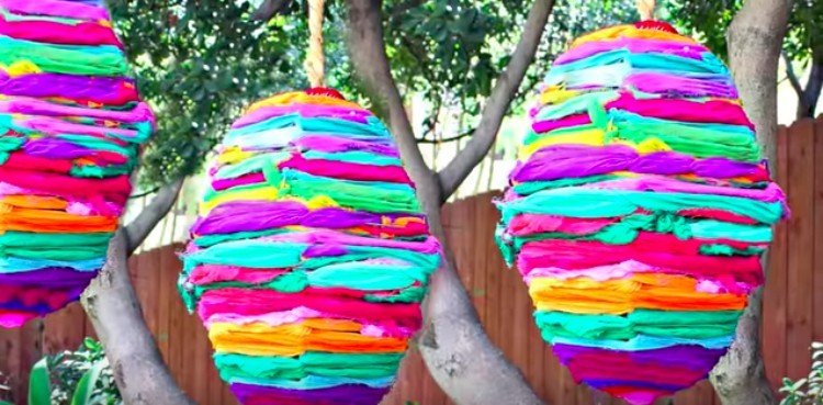 rag rug lamps