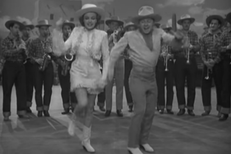 Mickey Rooney and Judy Garland in Girl Crazy