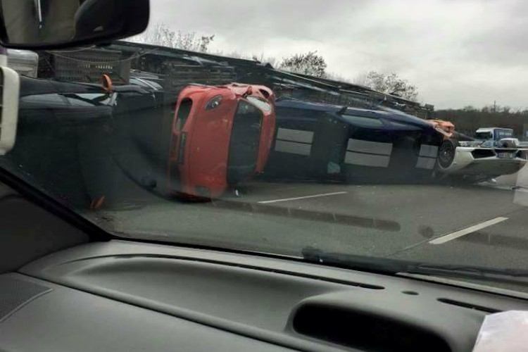 bad day spilled cars