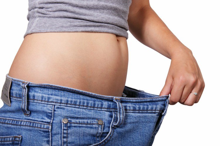 Image of smaller clothes from weight loss.